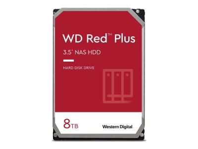 WD Red Plus WD80EFPX - Festplatte - 8 TB - intern - 3.5" (8.9 cm) - SATA 6Gb/s