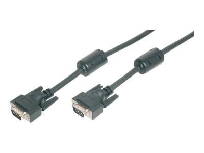 ASSMANN - VGA-Kabel - HD-15 (VGA) (M) zu HD-15 (VGA) (M) - 20 m - Daumenschrauben - beige