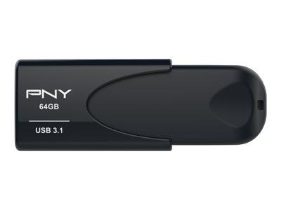 PNY Attach? 4 - USB-Flash-Laufwerk - 64 GB - USB 3.1