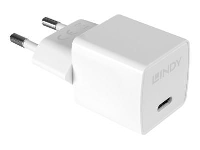 Lindy - Netzteil - 20 Watt - 3 A - PD (24 pin USB-C) - wei?