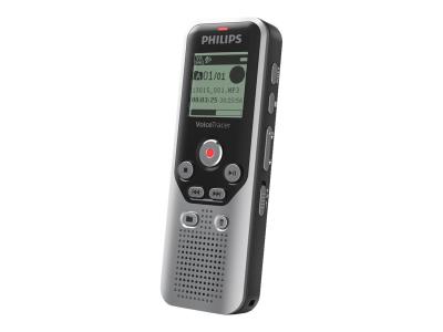 Philips Voice Tracer DVT1250 - Voicerecorder - kein Betriebssystem - 8 GB - Schwarz, Dark Silver