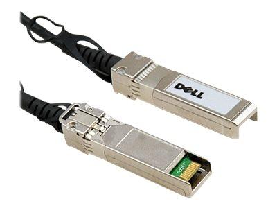 Dell 10GbE Copper Twinax Direct Attach Cable - Direktanschlusskabel - SFP+ (M) zu SFP+ (M) - 3 m - twinaxial - f?r Networking N1148; PowerSwitch S4112, S5212, S5232, S5296; ProSupport Plus X1026, X1052