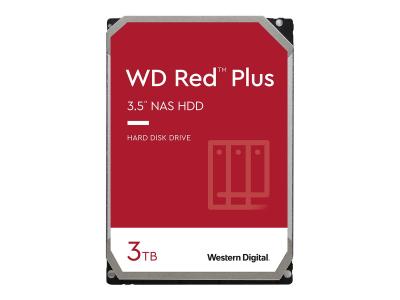 WD Red Plus WD30EFPX - Festplatte - 3 TB - intern - 3.5" (8.9 cm) - SATA